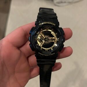 Casio G-Shock Black with Gold Accents